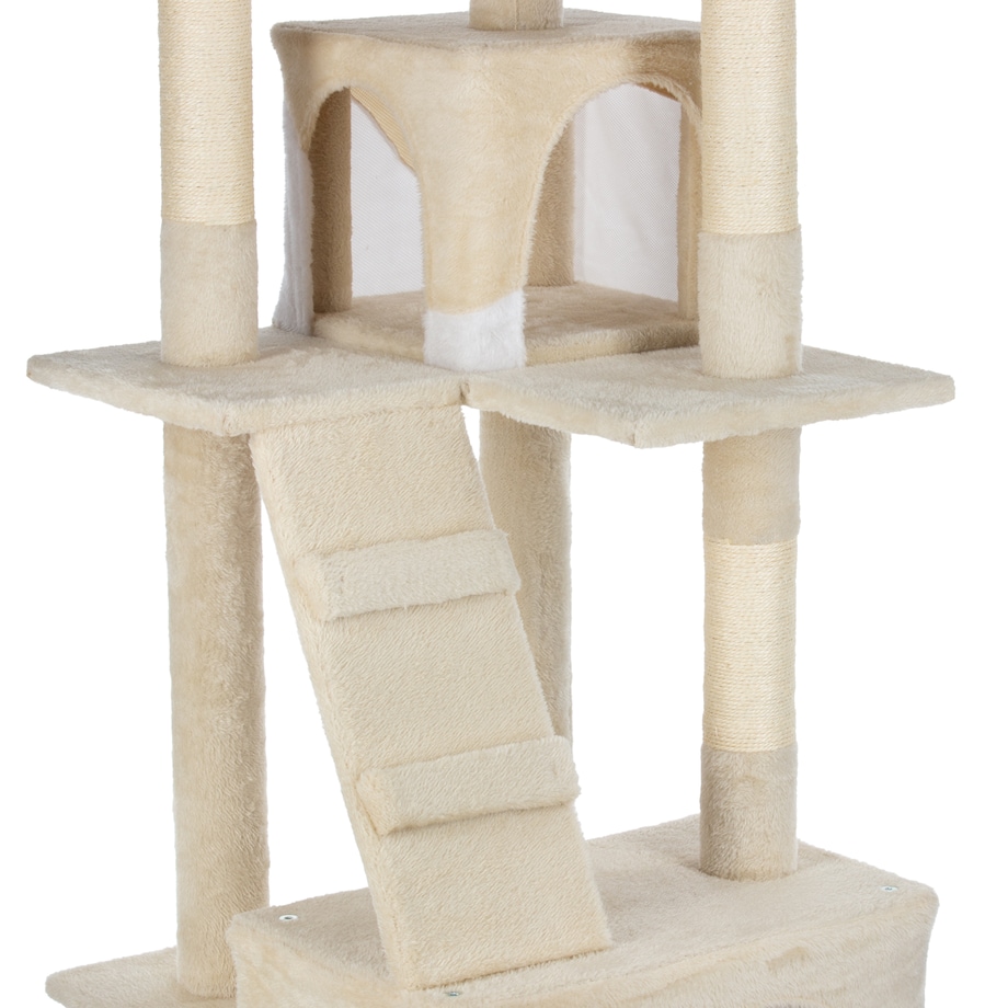 Drapak wysoki beżowy sizal 170 cm 5 poziomów Funfit Home&Office