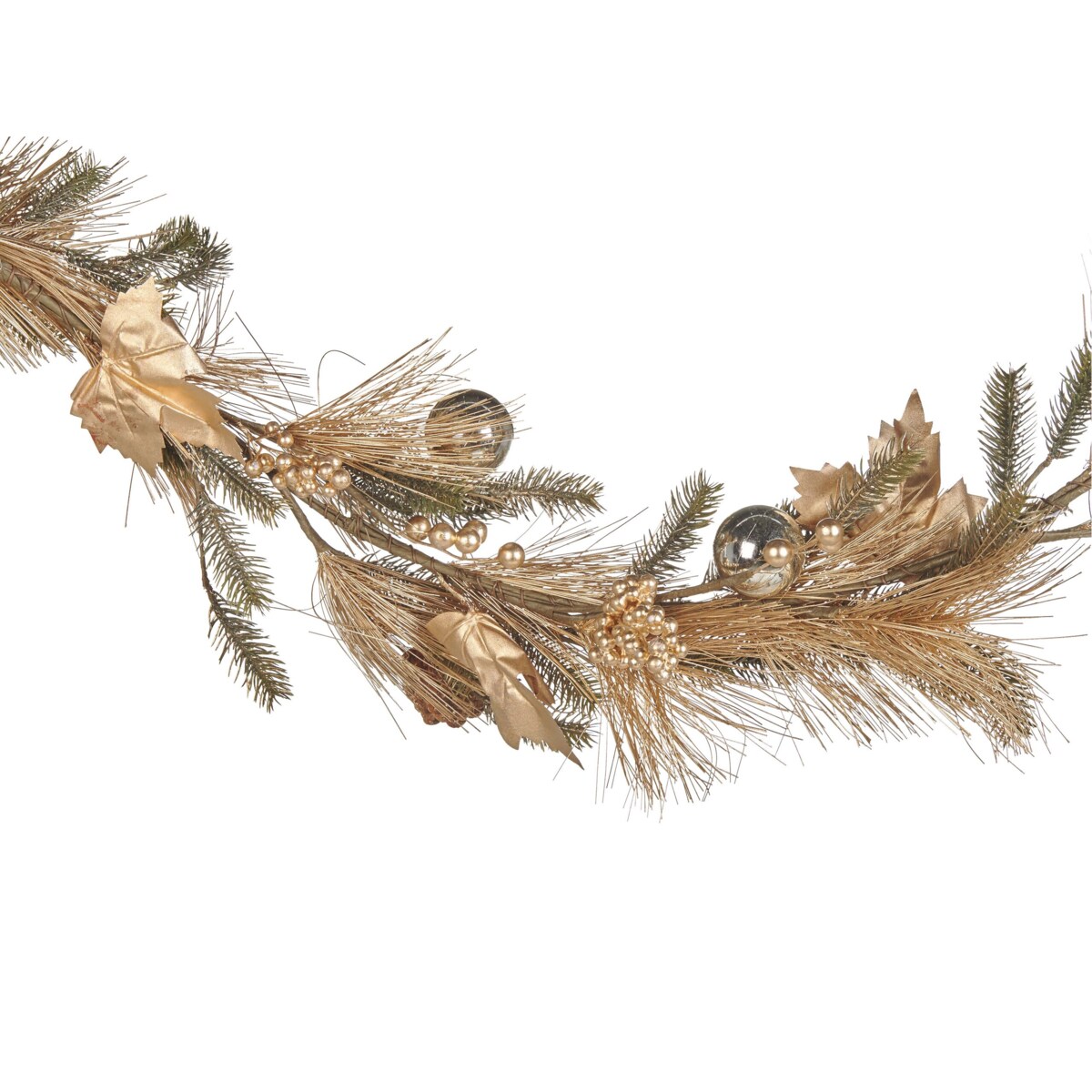 Świąteczna girlanda 150 cm zielono-złota MURCJA