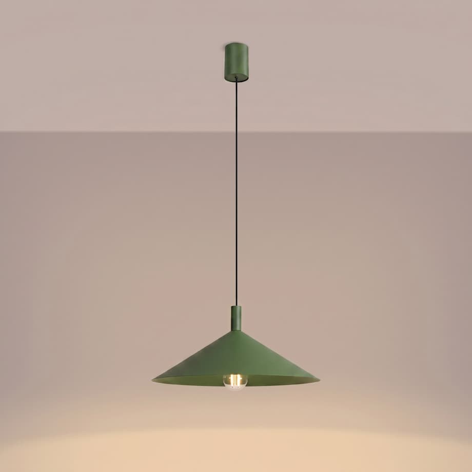 Lampa wisząca NOX 40 zielona oliwka