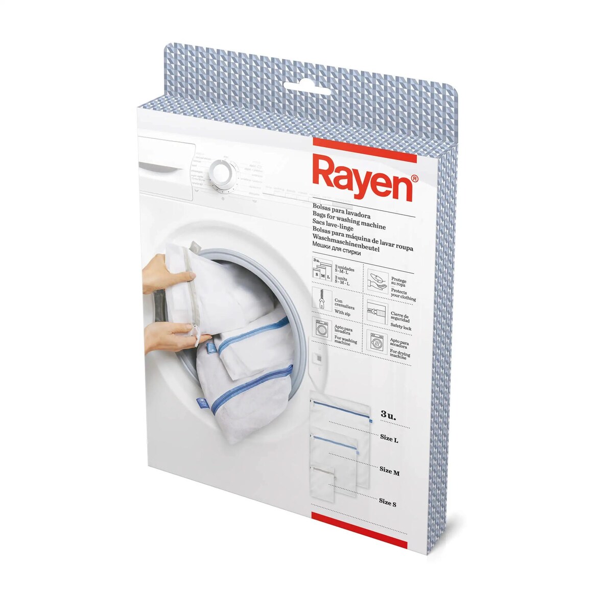 Zestaw 3 worków do prania Rayen