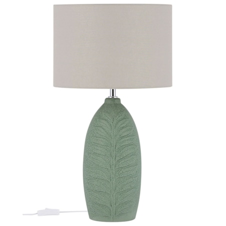 Lampa stołowa ceramiczna zielona OHIO