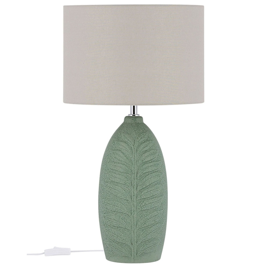 Lampa stołowa ceramiczna zielona OHIO