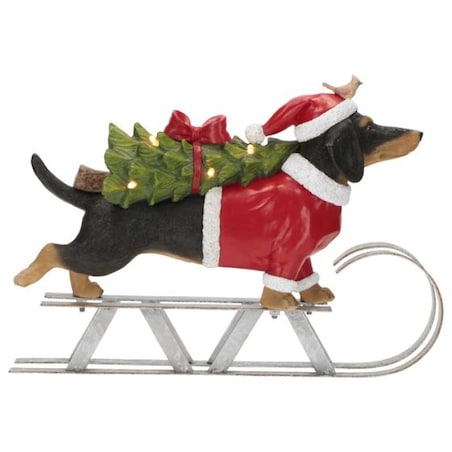 Pies na sankach LED 40 cm Timstor