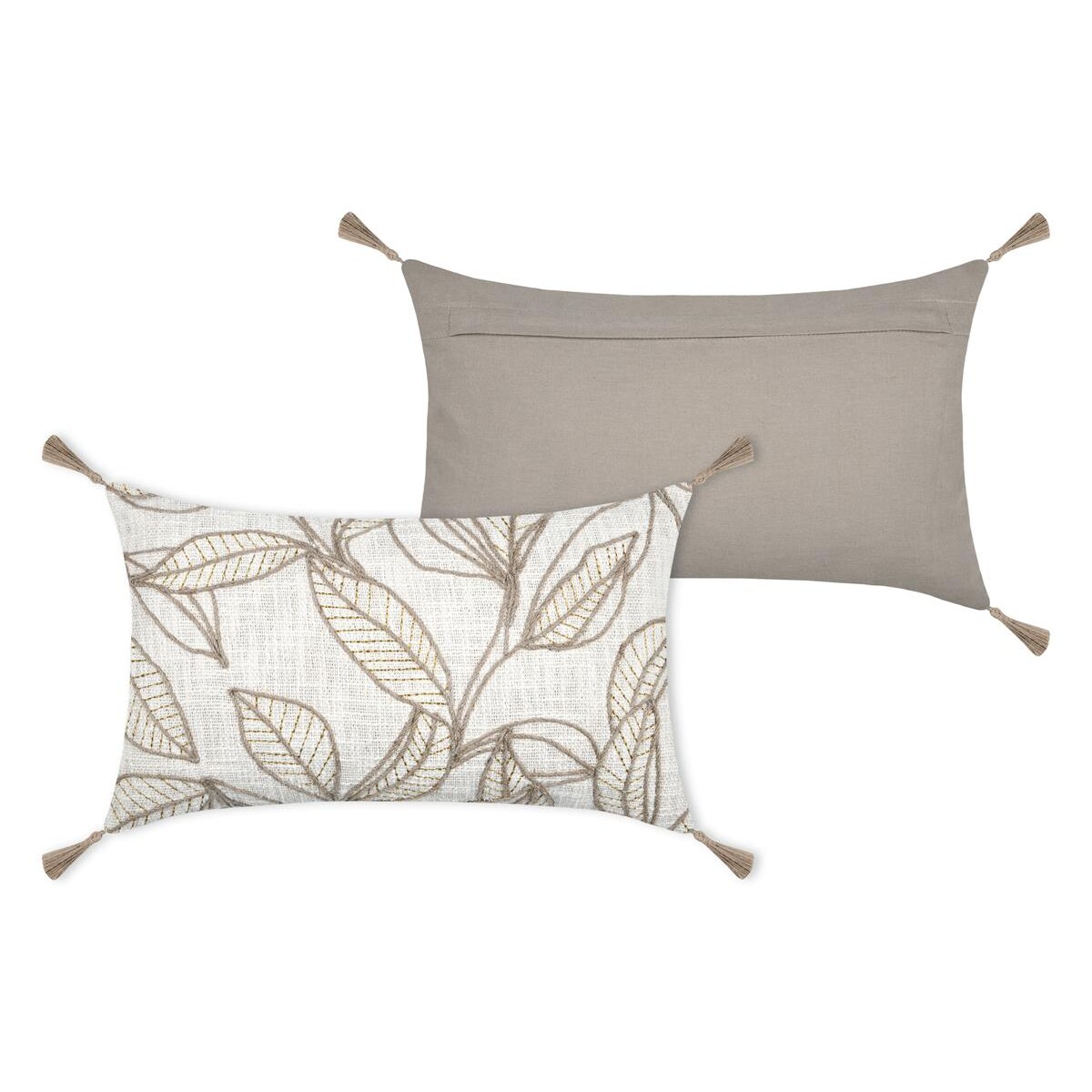 Poduszka dekoracyjna HEMERA z frędzlami, 50 x 30 cm