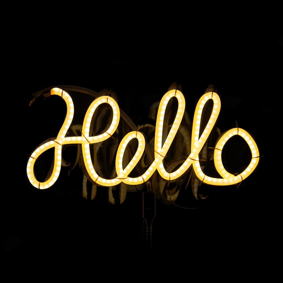 Żarówka dekoracyjna HELLO, LED, bursztynowa