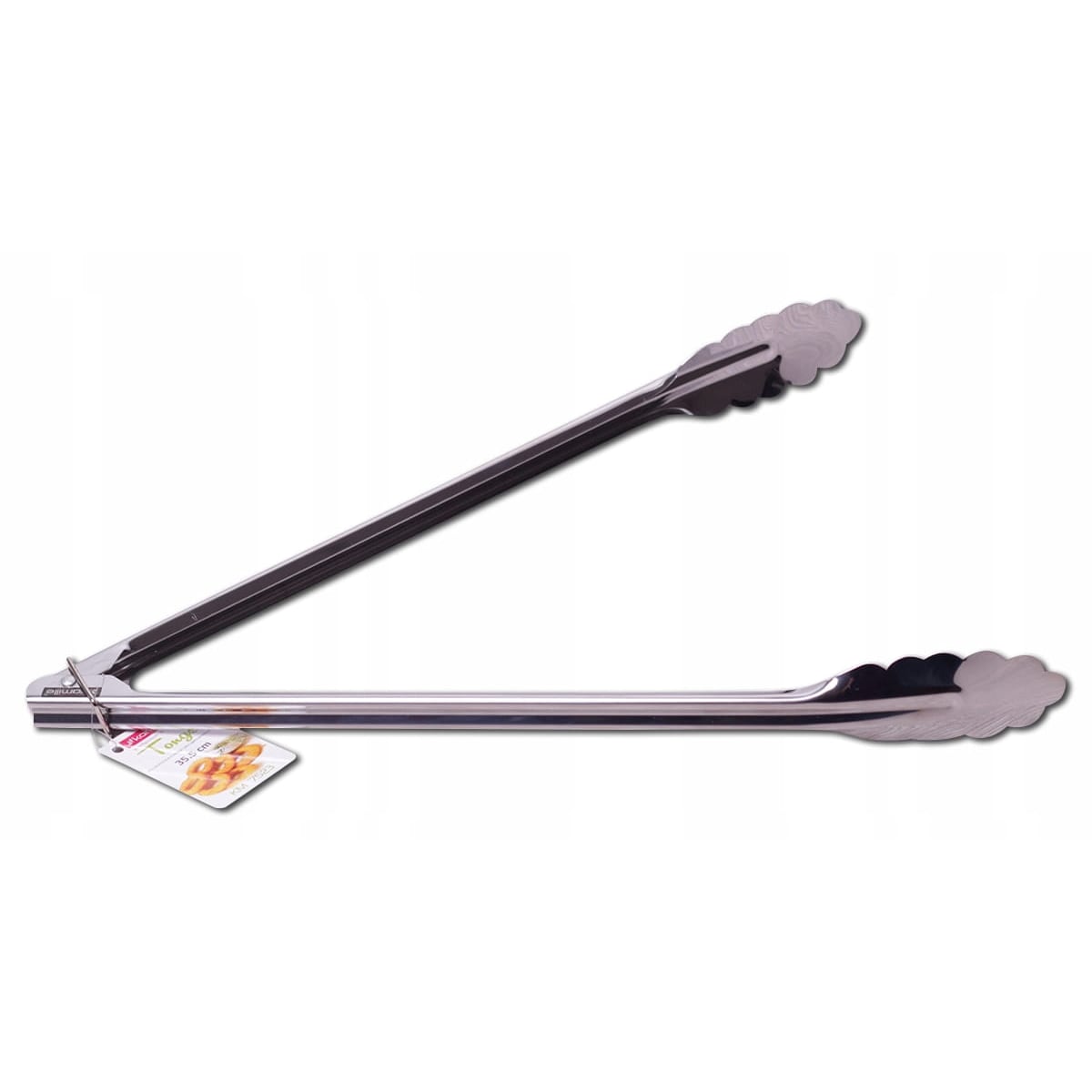 Stalowe szczypce do sałatek mięsa 35.5cm KAMILLE