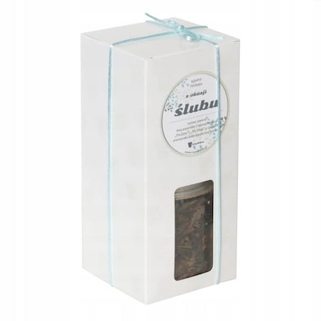 Prezent dla NOWOŻEŃCÓW zestaw sypanych herbat dla Żony i Męża ślub wesele