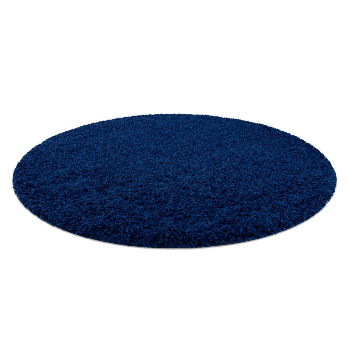 Dywan SOFFI koło shaggy 5cm granat koło 120 cm