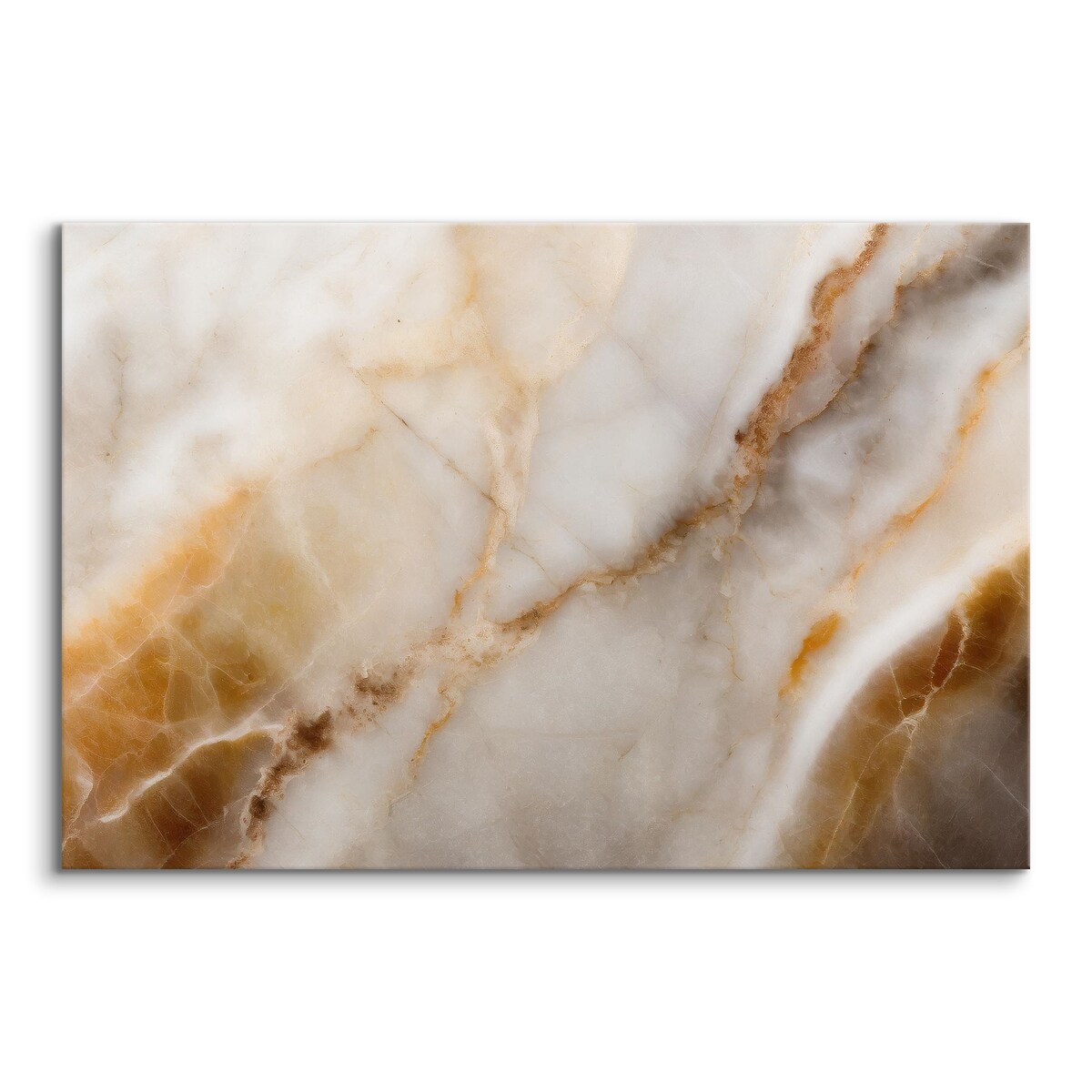 OBRAZ DO SYPIALNI BEŻOWY MARMUR STYL GLAMOUR ABSTRAKCJA 120x80cm