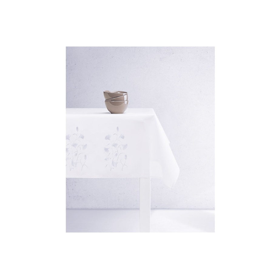 Konsimo ASTERI Bieżnik plamoodporny, biały