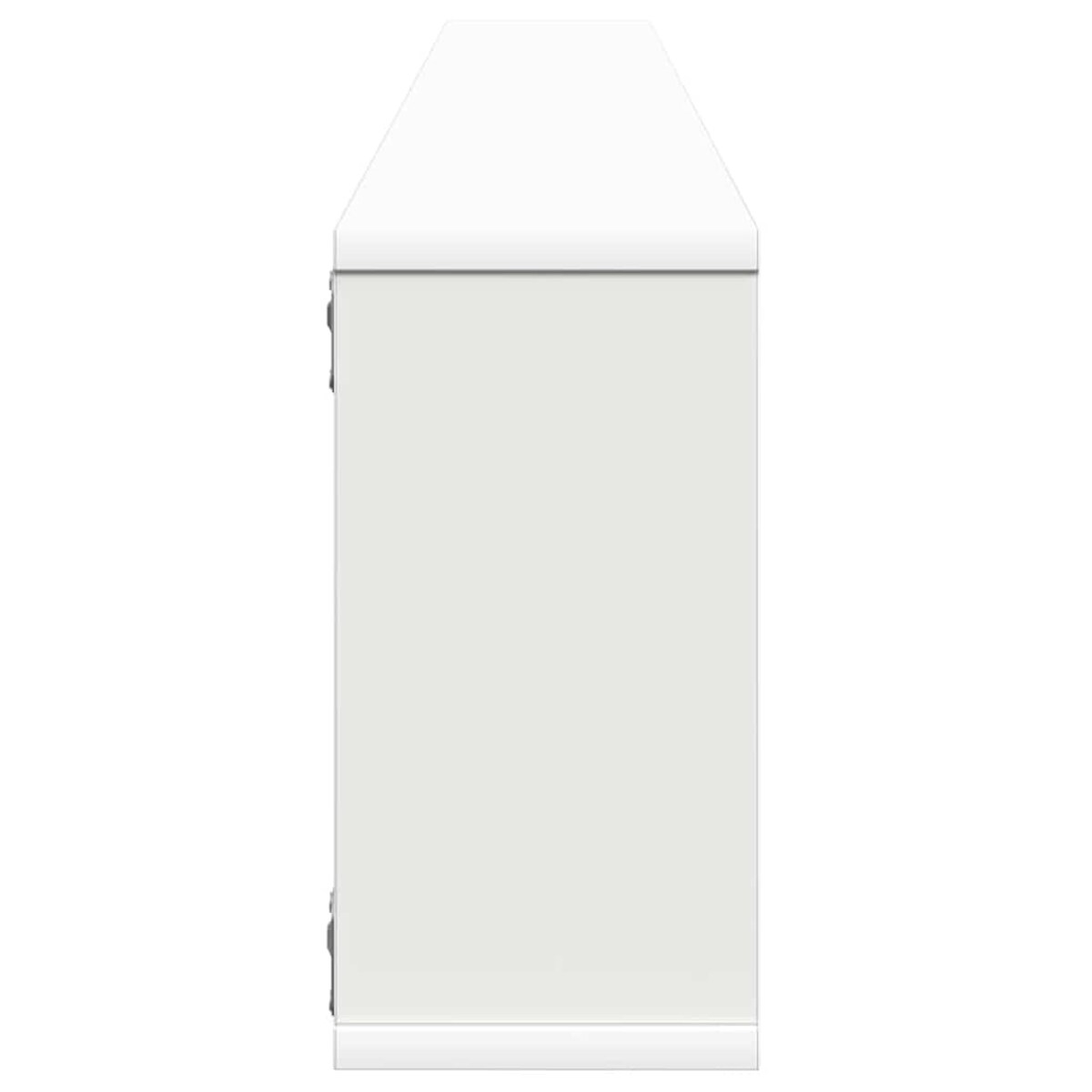 vidaXL Półki ścienne kostki, 4 szt., białe, 100x15x30 cm