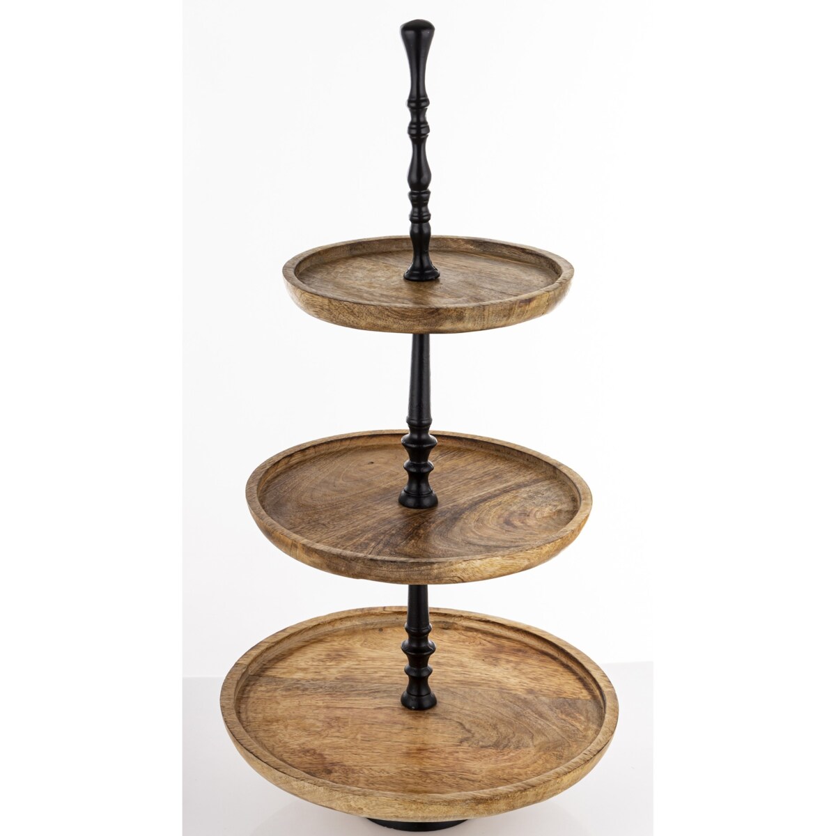 Patera drewniana 3 poziomy 61x30x30 cm CAKE - IV