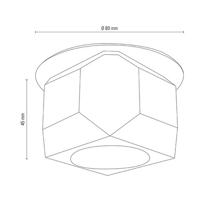Zestaw Oczek Sufitowych BRITOP Lighting 5xG4 LED 2,3W z zasilaczem, Transparentne Szkło, Polski Producent 5 szt.