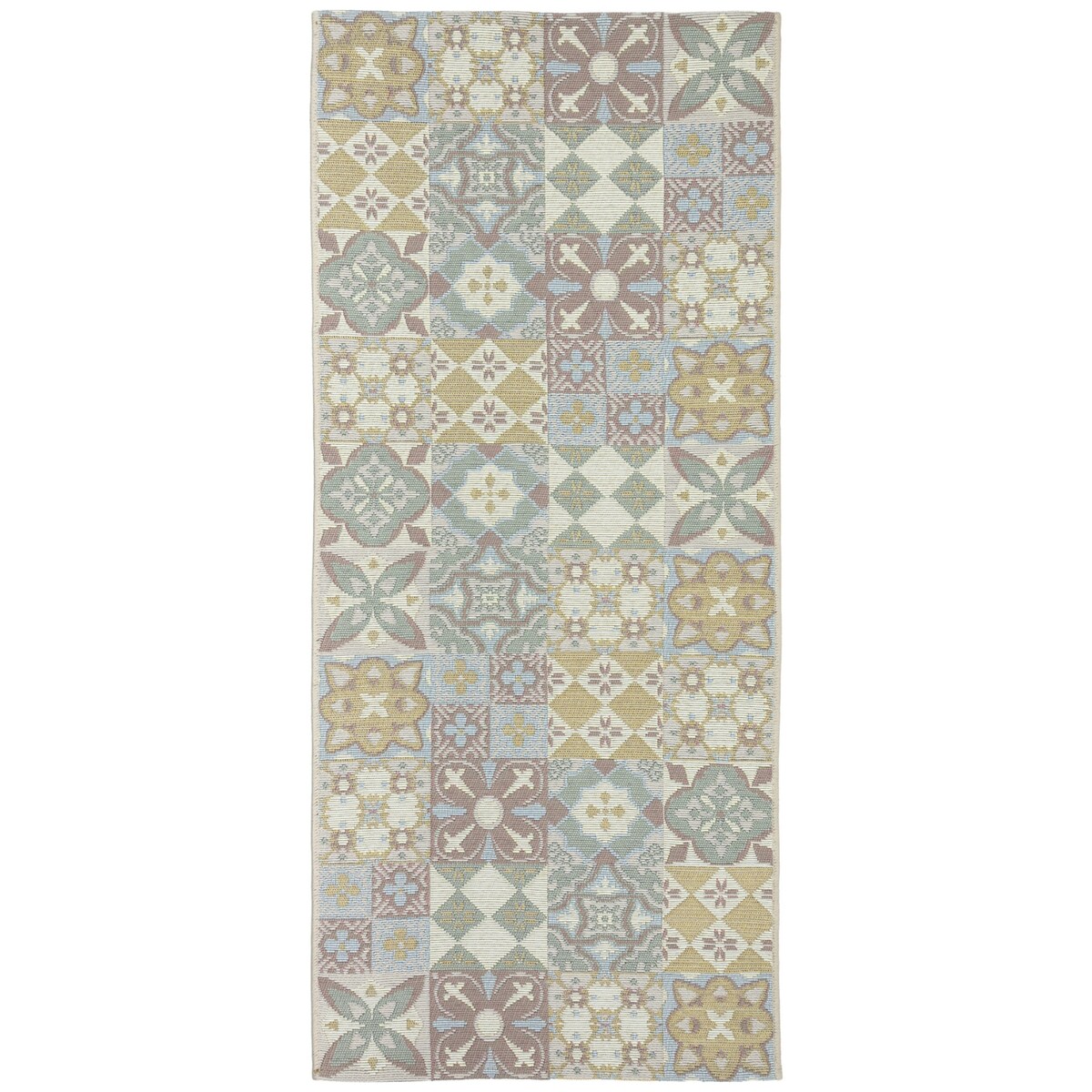 Dywan tkany na płasko SELENA  80x200 cm e-floor OEKO-TEX marokański beżowy