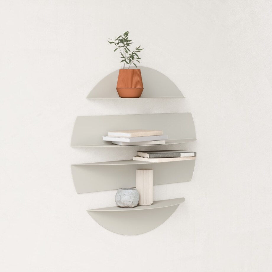 UMBRA półki ścienne SOLIS białe