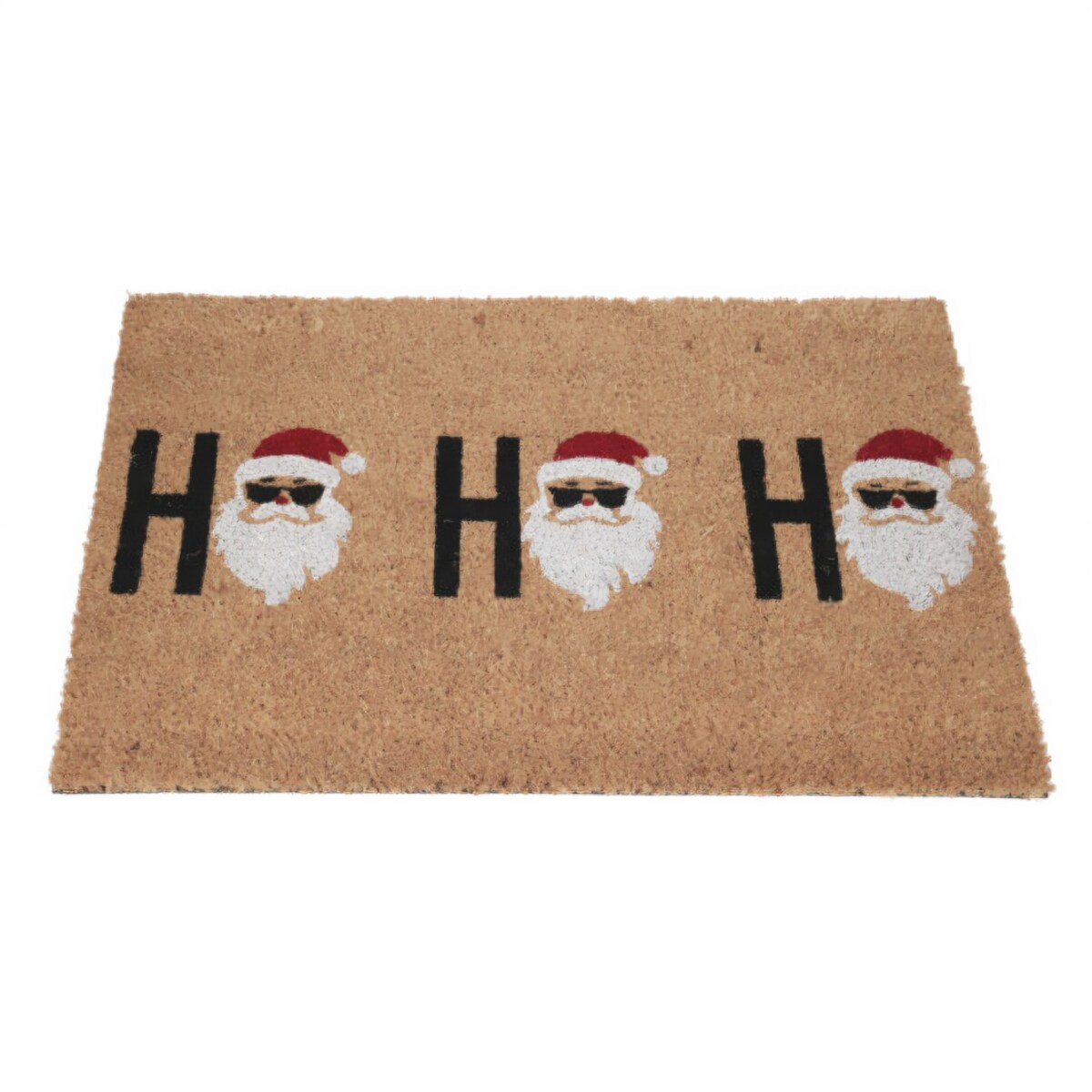 Wycieraczka z włókna kokosowego 59x39 cm, Święty Mikołaj