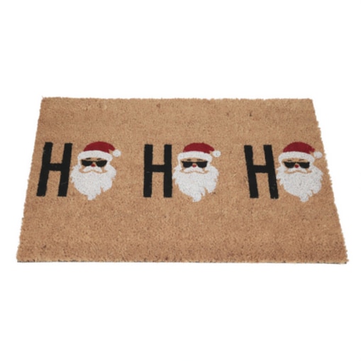 Wycieraczka z włókna kokosowego 59x39 cm, Święty Mikołaj