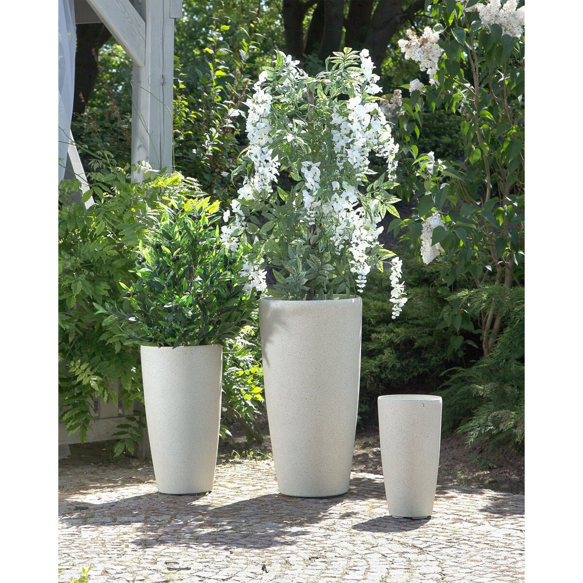 Donica ABDERA 39 cm Jasnobeżowy