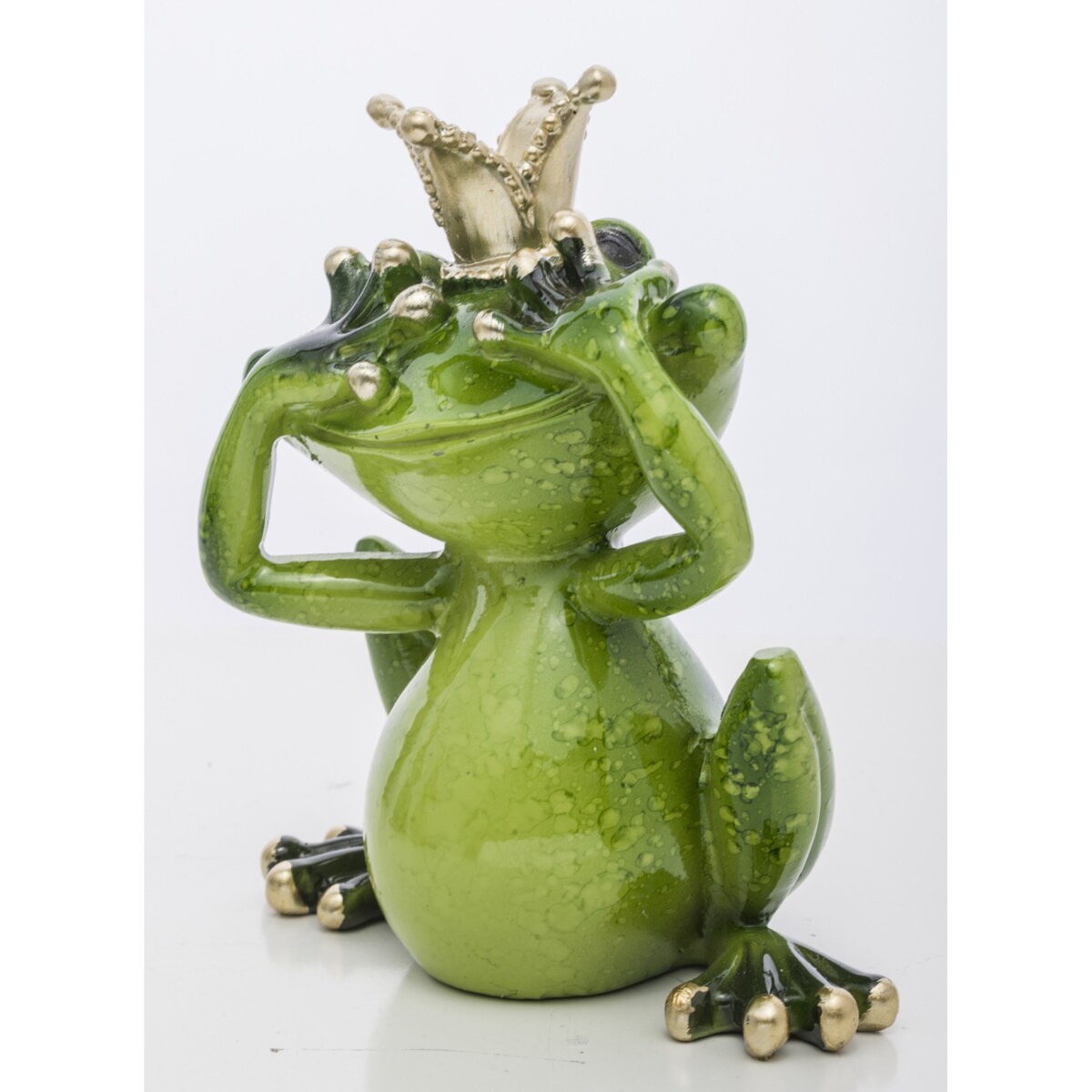 Dekoracja - 3 zielone żabki "Nie widzę, nie słyszę, nie mówię" RANE VERDI