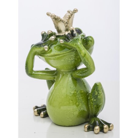 Dekoracja - 3 zielone żabki "Nie widzę, nie słyszę, nie mówię" RANE VERDI