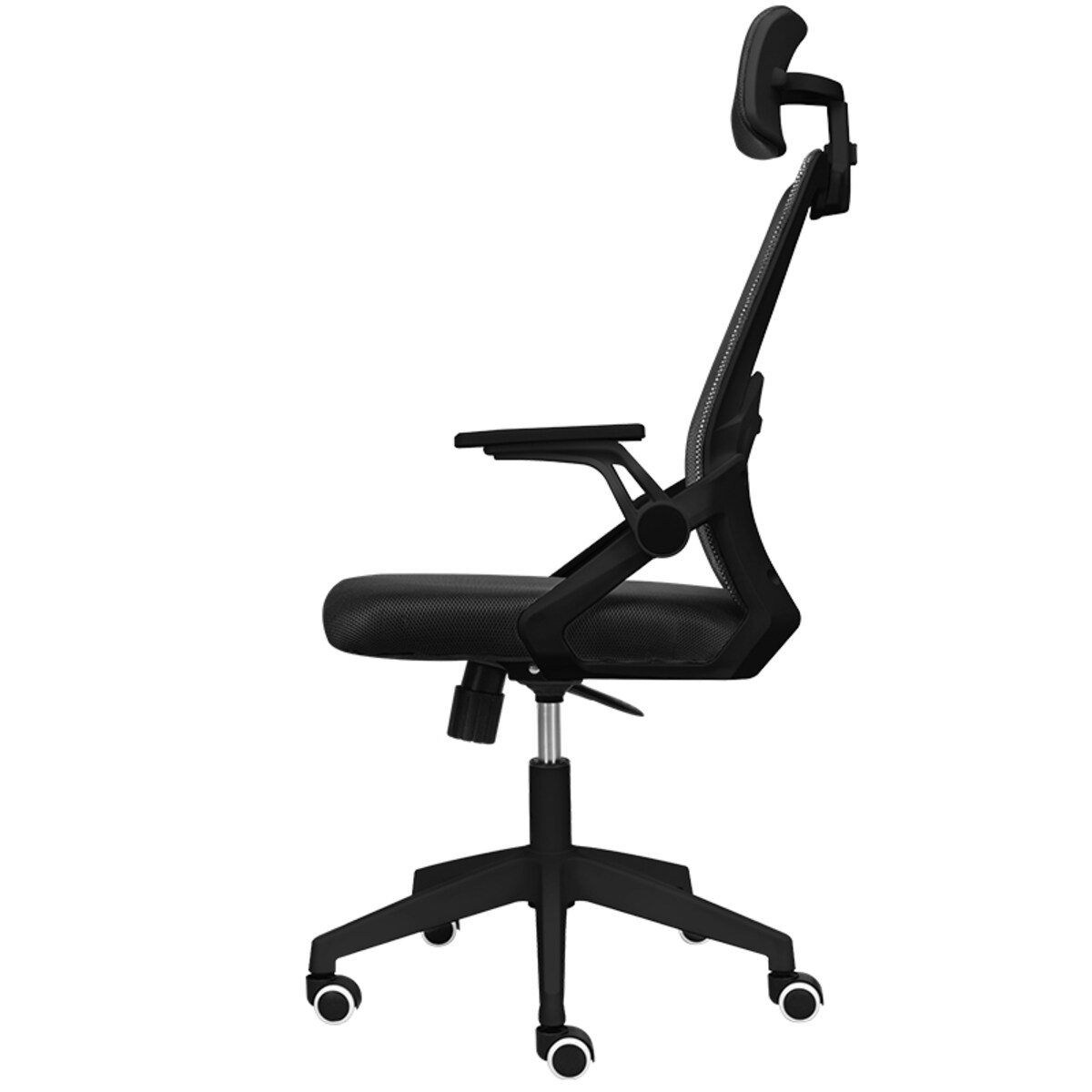 Krzesło biurowe fotel obrotowy regulowany ergonomiczny czarny