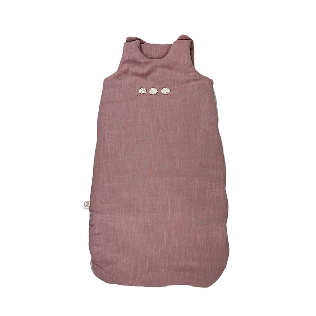 Lniany Zakątek Rose - śpiworek niemowlęcy 80 cm