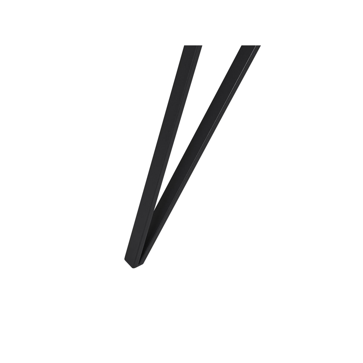 Stół do jadalni 150 x 80 cm efekt marmuru biało-czarny MOLDEN