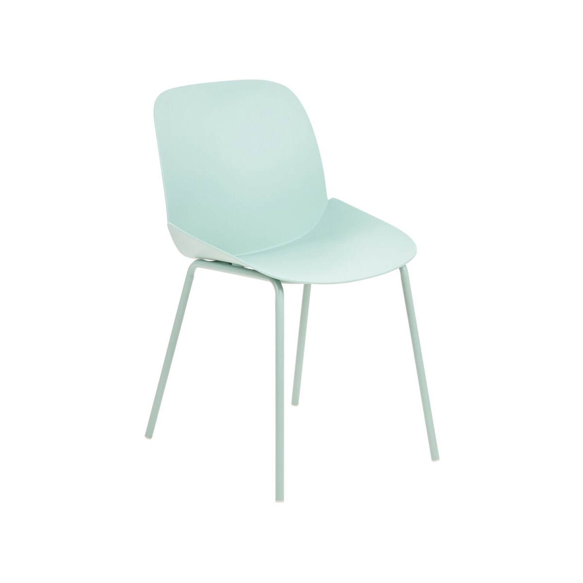 Zestaw 2 krzeseł do jadalni miętowy MILACA