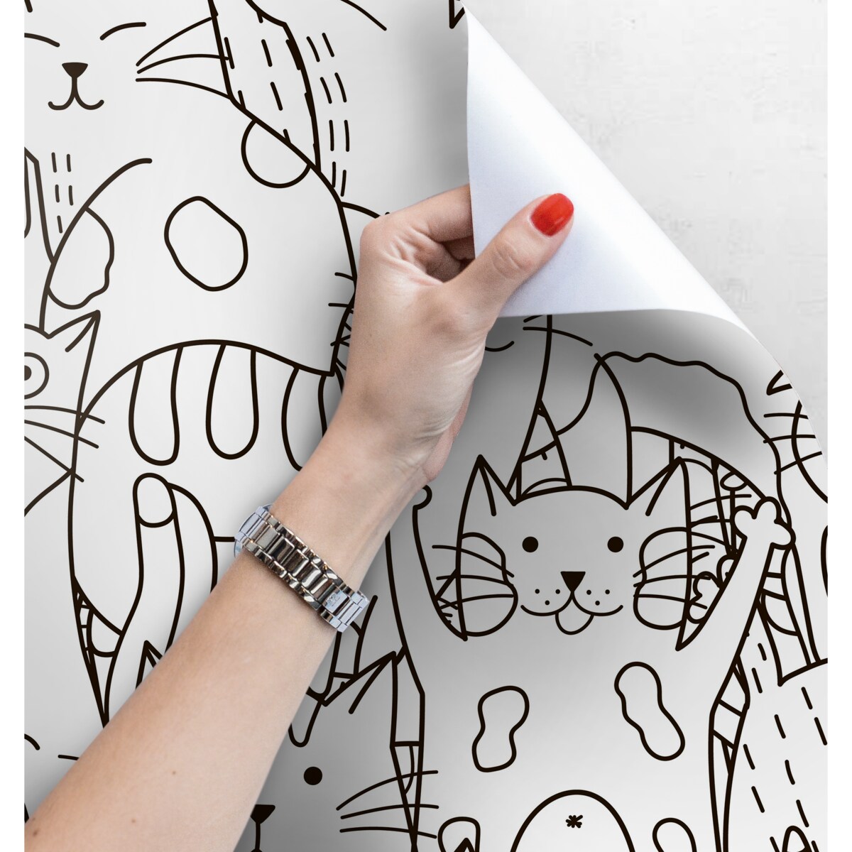 Tapeta Koci świat, 416x254cm