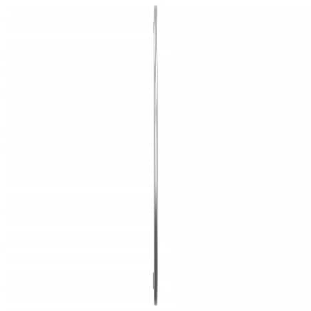 vidaXL Lustro ścienne, srebrne, Ø 60 cm, okrągłe