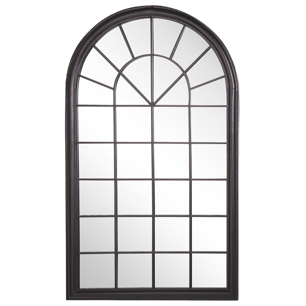 Lustro ścienne TREVOL 77 cm 130 cm Metal Czarny