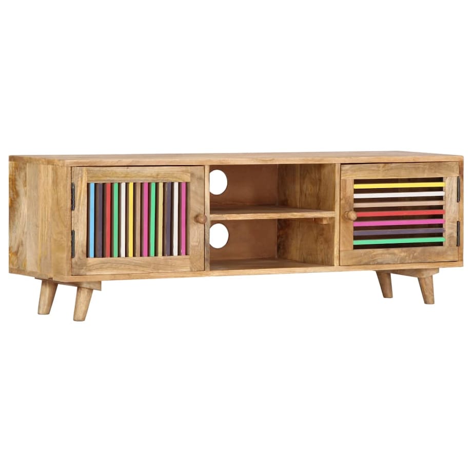 vidaXL Szafka pod TV, 120x30x40 cm, lite drewno mango