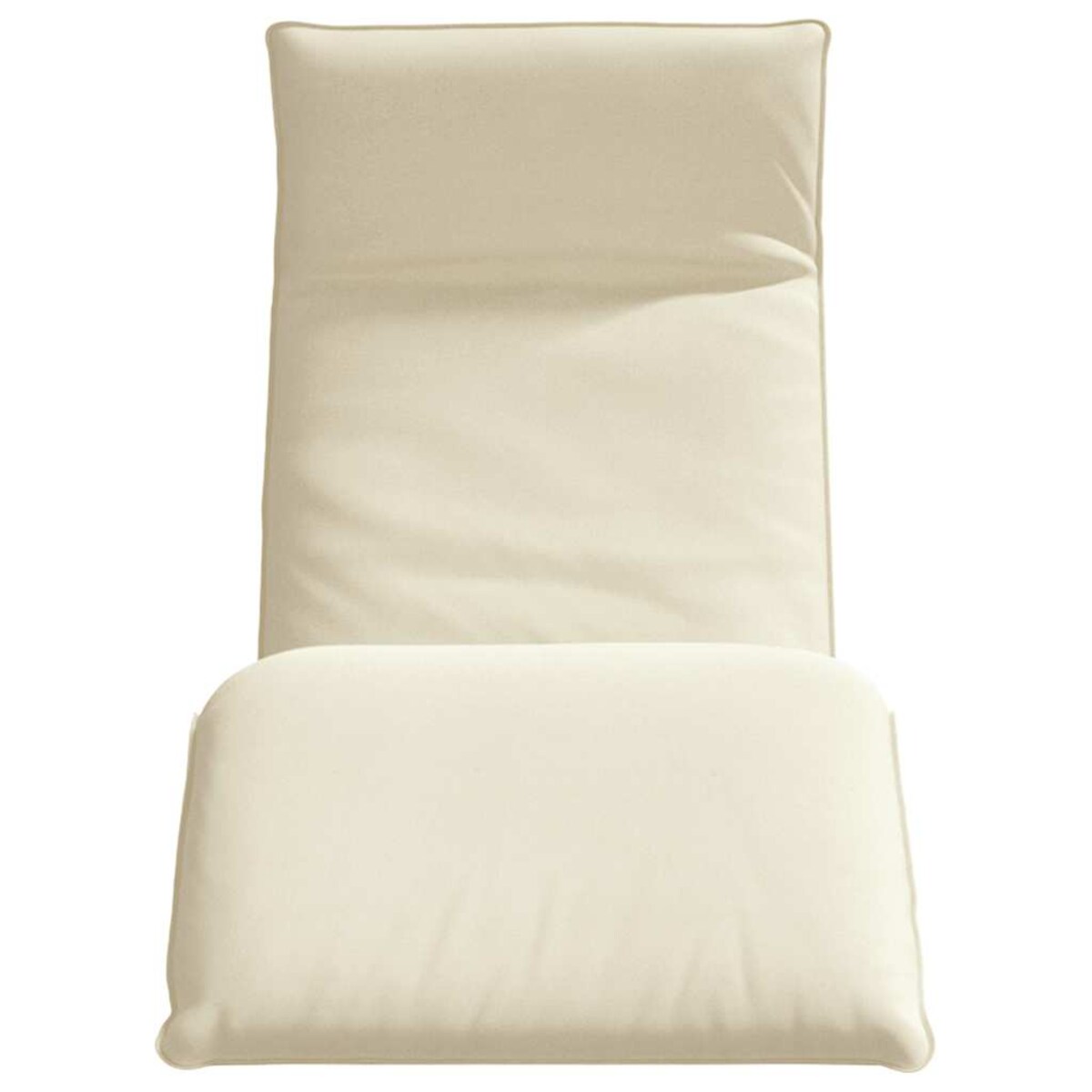 vidaXL Leżak składany kremowy 175x54x8,5 cm tkanina Oxford