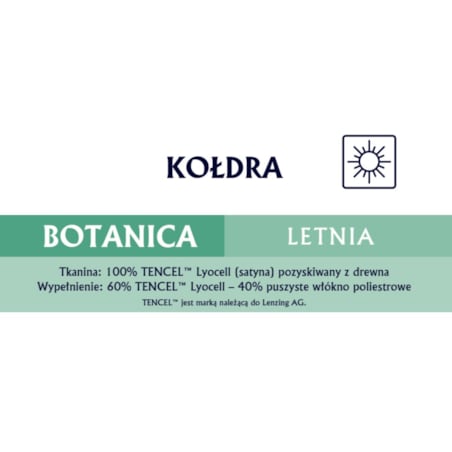 Kołdra letnia 200x220 BOTANICA Senna Home
