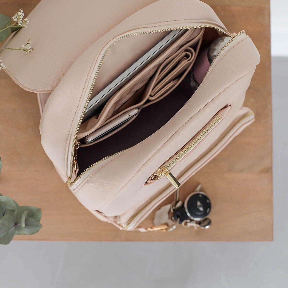 Plecak Stackers jasnoróżowy