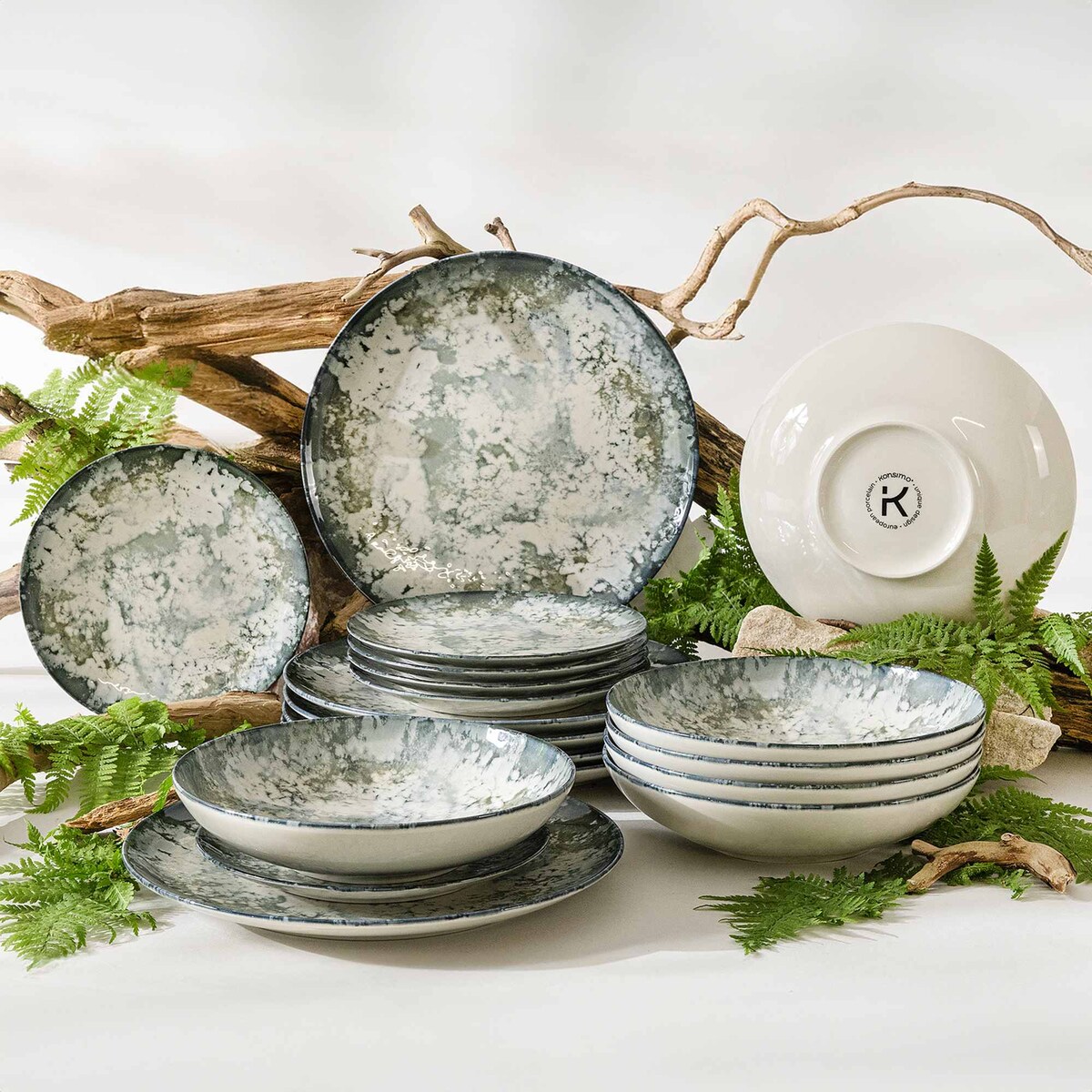 Zestaw obiadowy 6os. (18 el.) FINGO