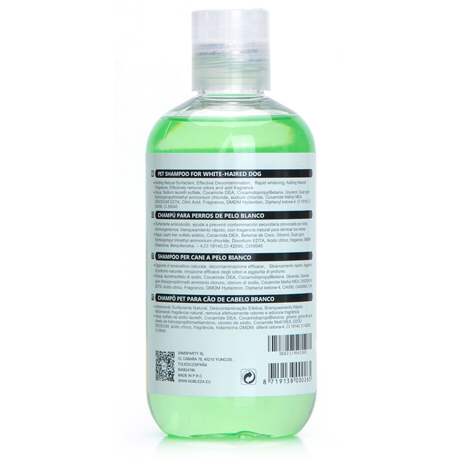 Szampon Dla Białego Psa Psów Z Białą Sierścią Hipoalergiczny Łagodny 250 Ml
