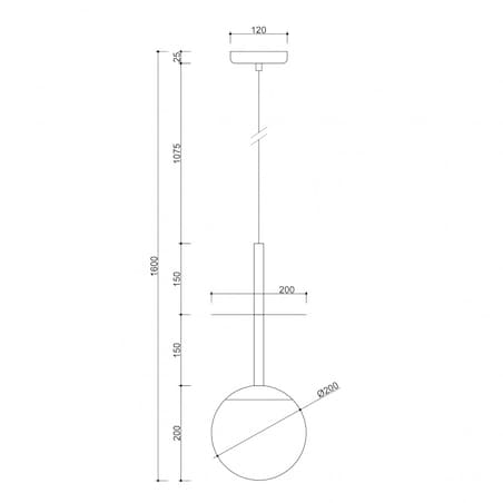 PLAAT A biała sufitowa lampa wisząca
