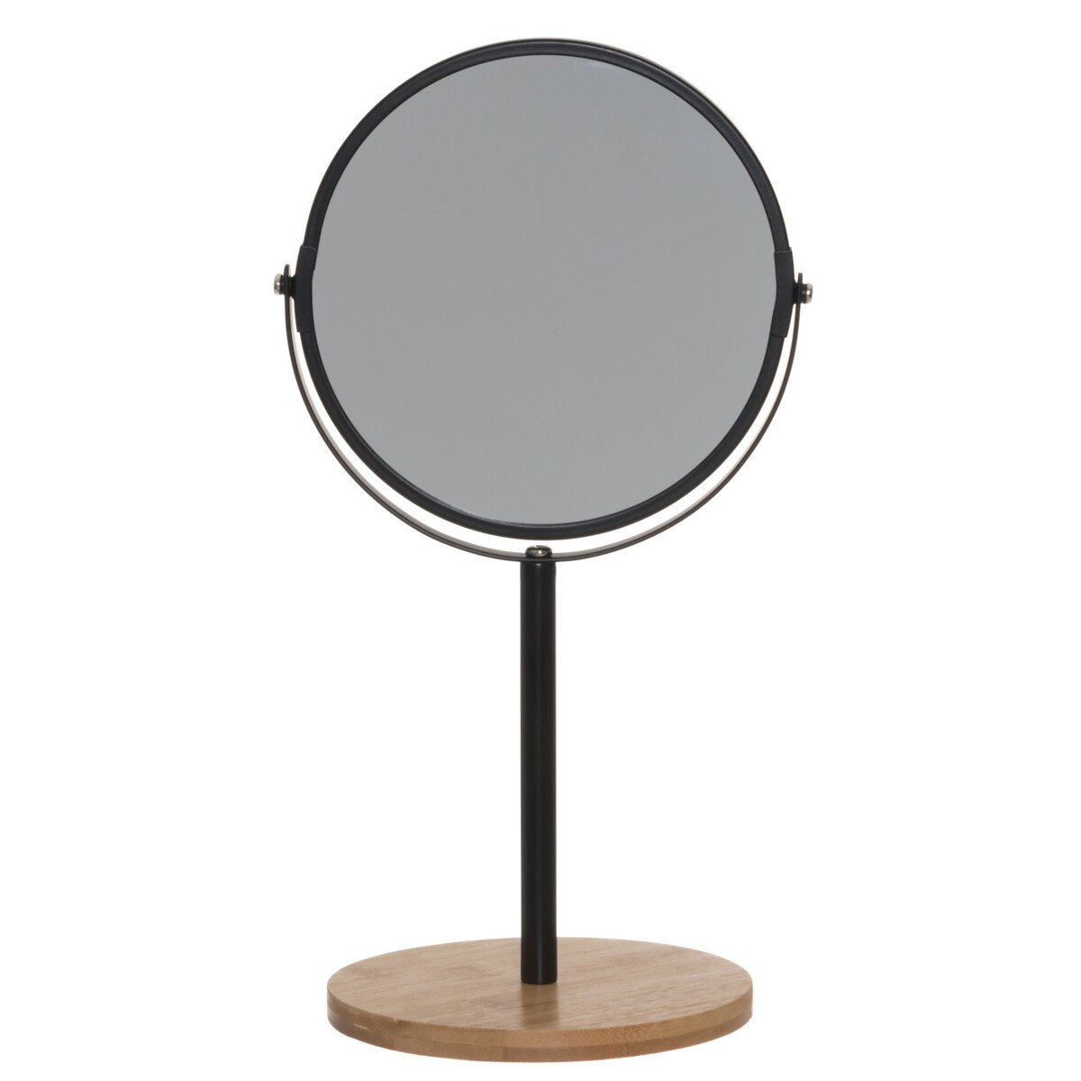 Lusterko kosmetyczne na bambusowej podstawie, wys. 34 cm