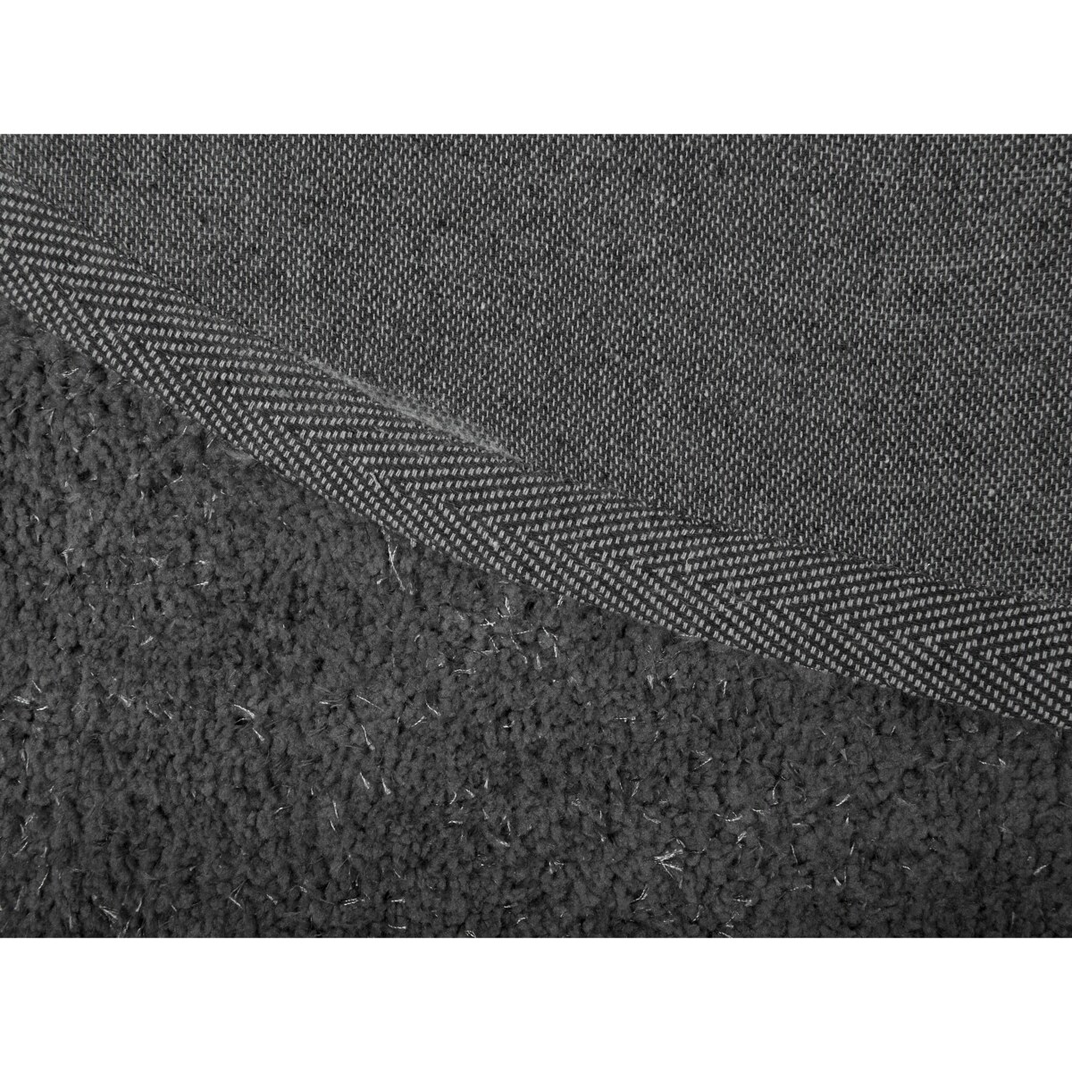 Dywan shaggy 140 x 200 cm ciemnoszary DEMRE