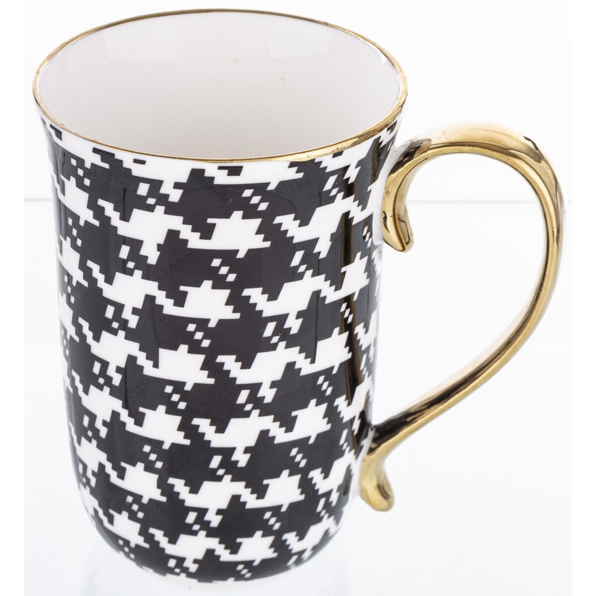 Kubek porcelanowy 450 ml PEPITKA 12,5x8,5x12,5 cm