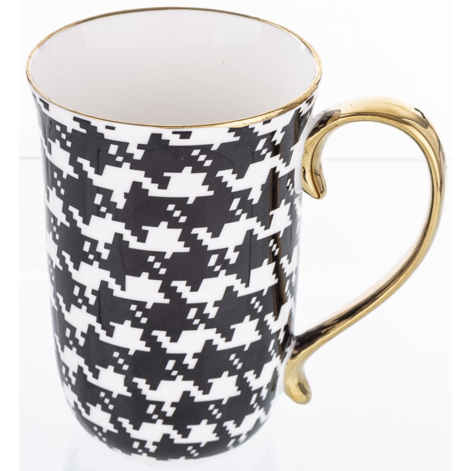 Kubek porcelanowy 450 ml PEPITKA 12,5x8,5x12,5 cm