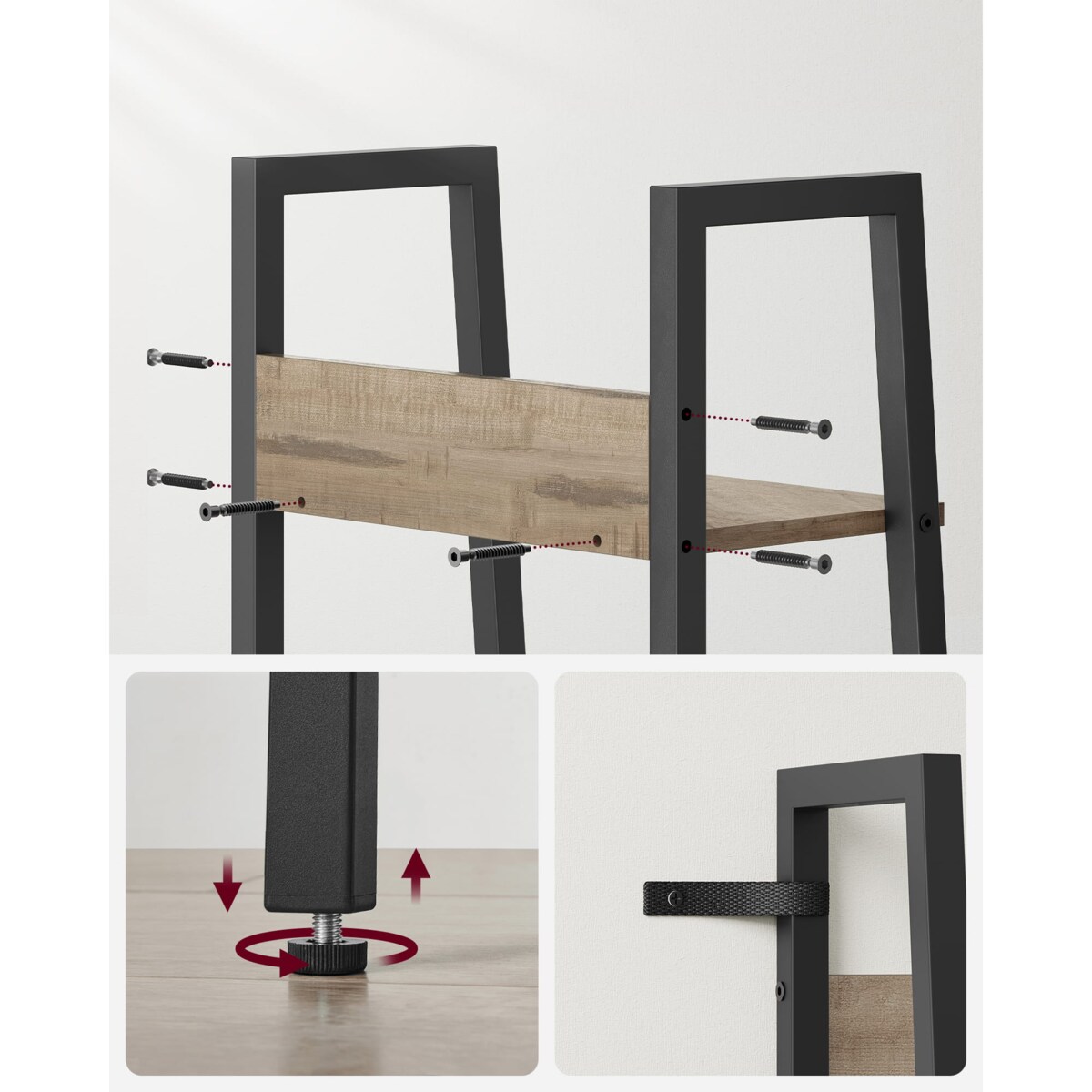 Regał 33,8X30X170 Cm Sonoma