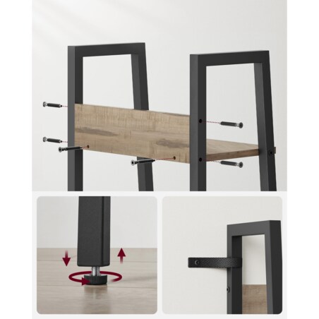 Regał 33,8X30X170 Cm Sonoma