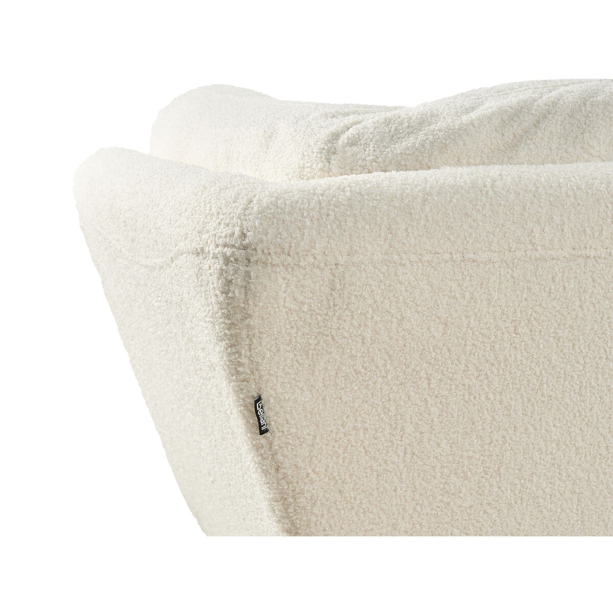 Sofa 3-osobowa boucle biała LENVIK