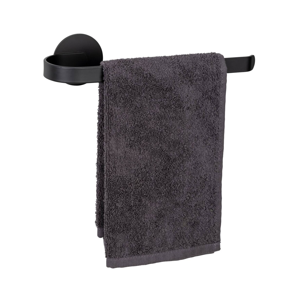 Aluminiowy uchwyt na ręcznik BIVIO, montaż bez wiercenia