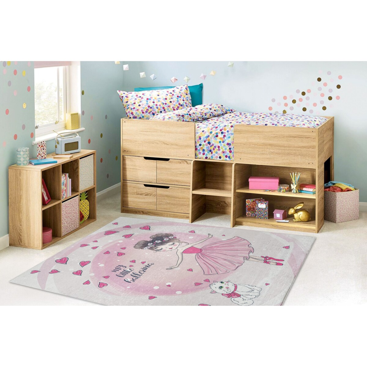 Dywan do prania BAMBINO 2161 Balerina, kotek 160x220 cm