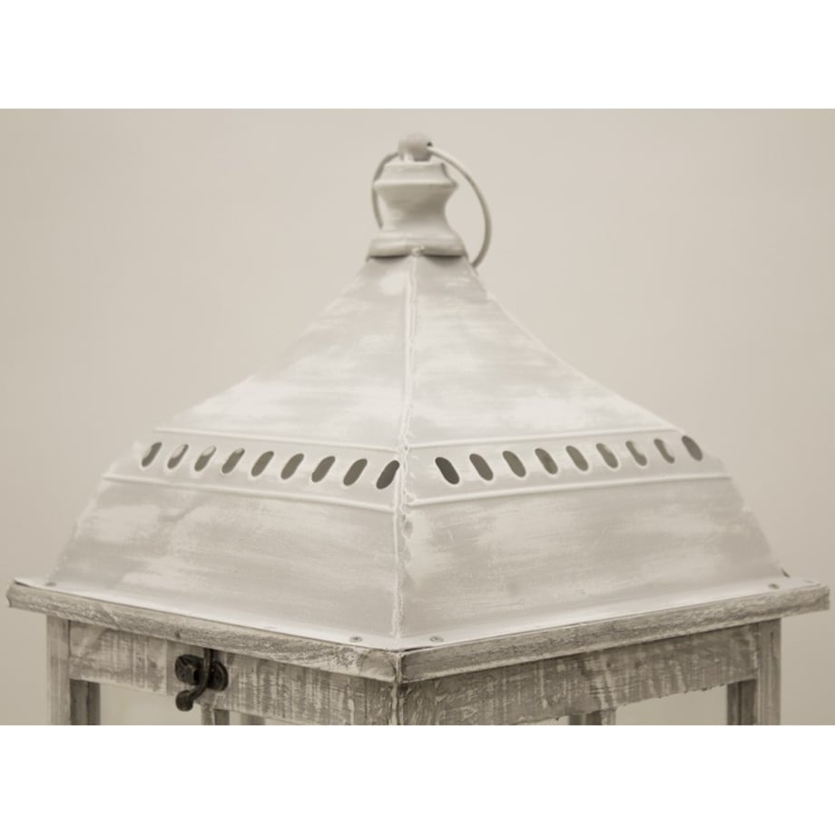 Lampion 2 szt. drewniany 88x28 cm CARLINO