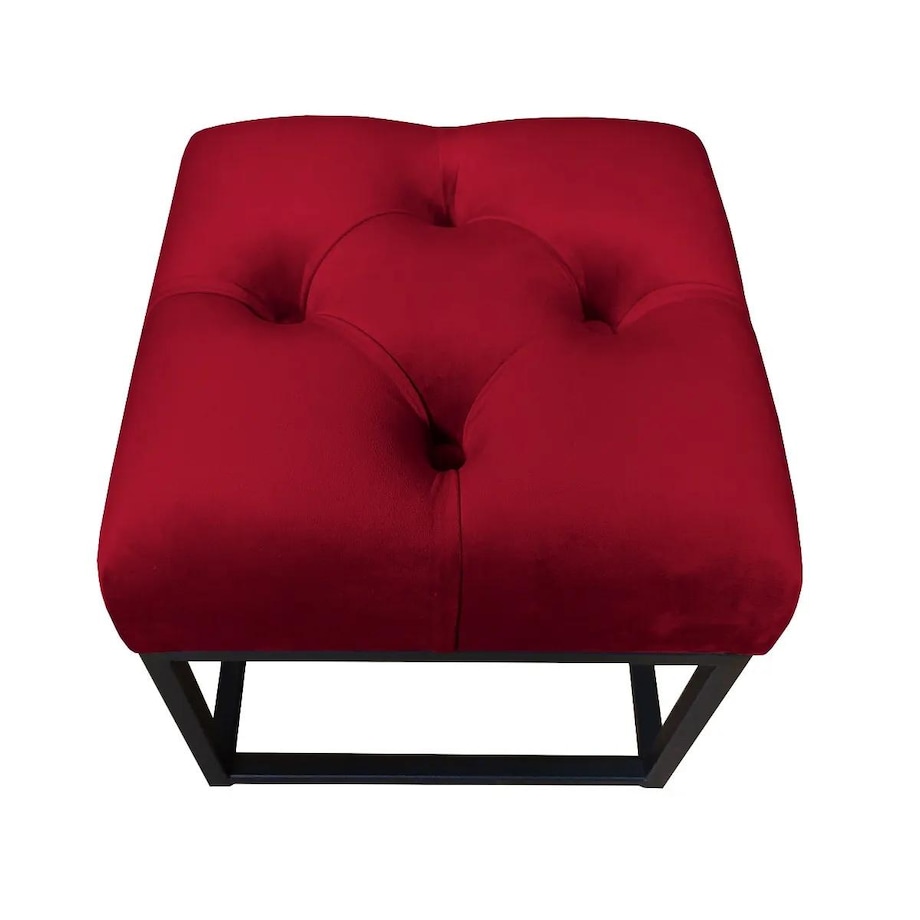 Pufa CHARLIE MG VELVET bordowa