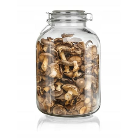 SŁOIK SZKLANY z klipsem hermetyczny na przetwory ogórki weki kapusta 3 L